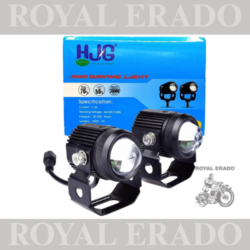 HJG UNIVERSAL PROJECTOR FOG light for royal enfield classic , electra , standard , JAWA , THAR , ETC