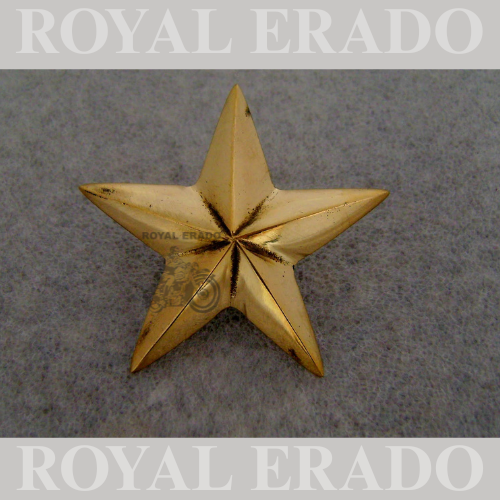 Star in brass universal for all bikes and cars