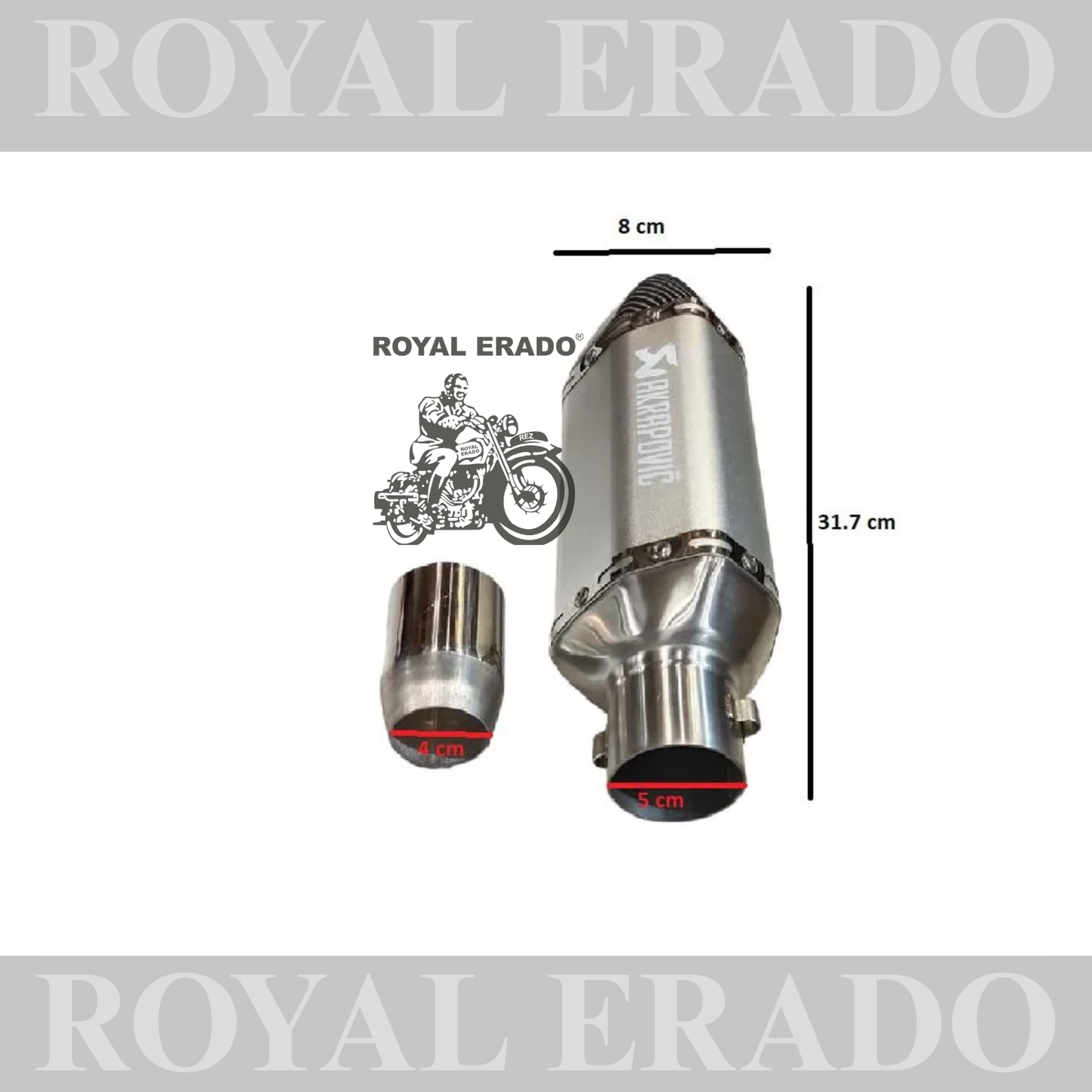Universal Hexa Cut AKRAPOVIC Muffler Exhaust Pipe Akrapovic Exhaust WID DB Killer Slip On Exhaust Silencer 36-51 mm SILVER WITH CARBON FIBER