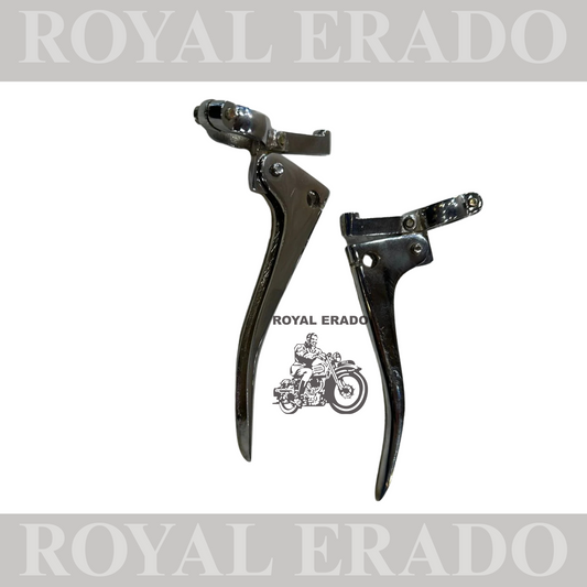 Brass chromed vintage g2 62 old model style universal clutch & break lever for royal enfield standard without disc model