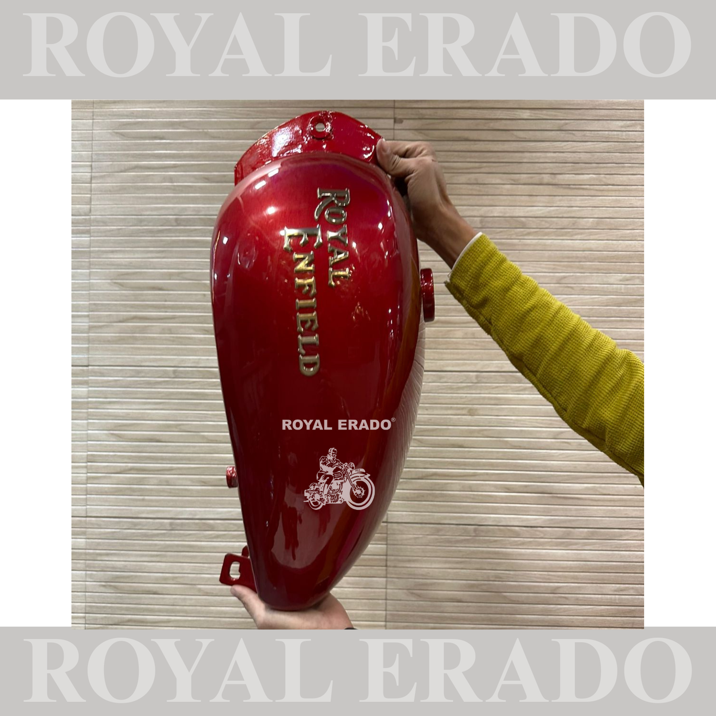 Royal Enfield Electra tank in red color for all models bs-3 and and bs-4.