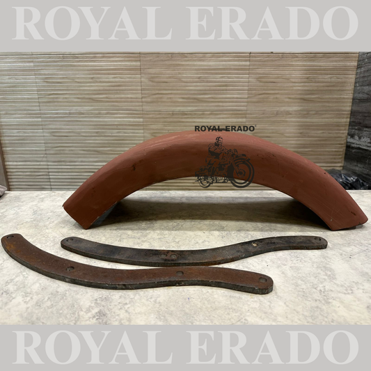 Royal Enfield Bullet Classic Electra Standard bobber Harley 883 style rear mudguard broad for 150 number tire , With stays