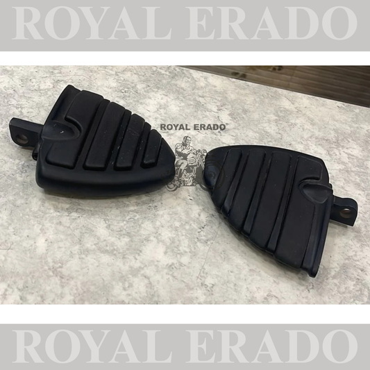Universal Footrest / footpad in black for Royal enfield classic electra standard.
