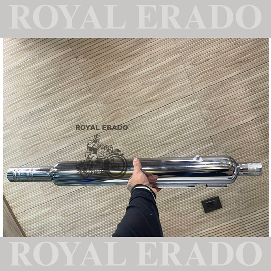 Heavy quality punjab silencer for Royal Enfield classic electra or standard from 2010 to 2020 fit to uce model 350 cc