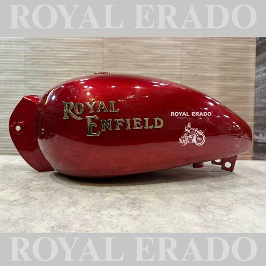 Royal Enfield Electra tank in red color for all models bs-3 and and bs-4.