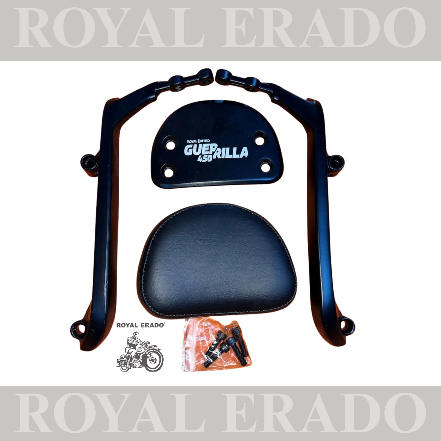 Royal enfield guerilla 450 backrest.