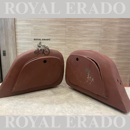 Royal Enfield Classic , Electra and Standard , Super meteor pannier boxes Universal side boxes