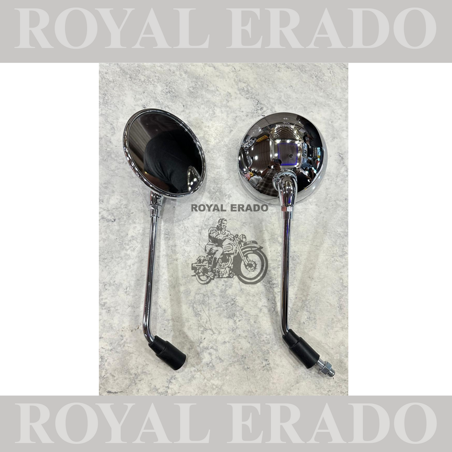 Chrome mirror for royal enfield classic electra and standard