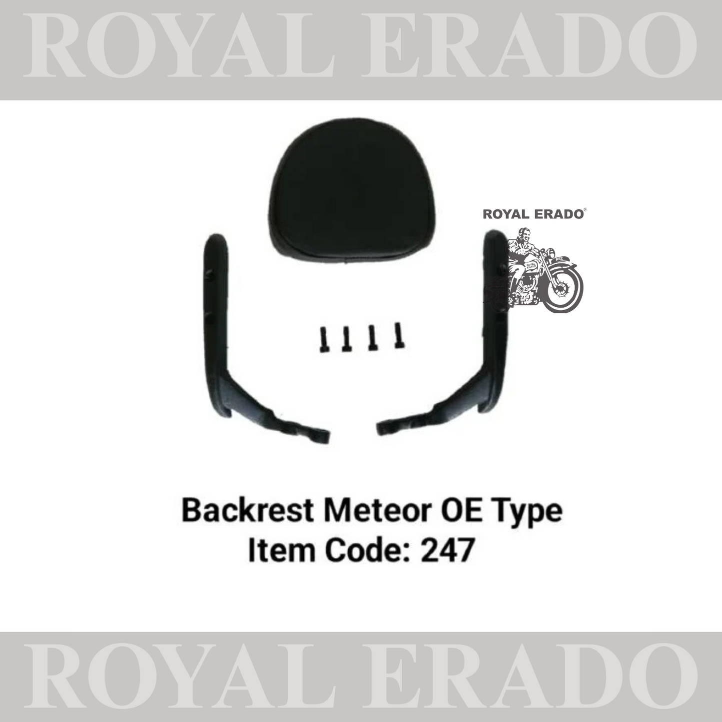 BACKREST OE TYPE FOR METEOR 350CC