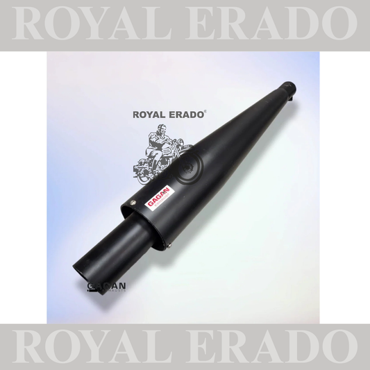 WILDBOAR SILENCER BLACK FOR ROYAL ENFIELD CLASSIC ELECTRA STANDARD