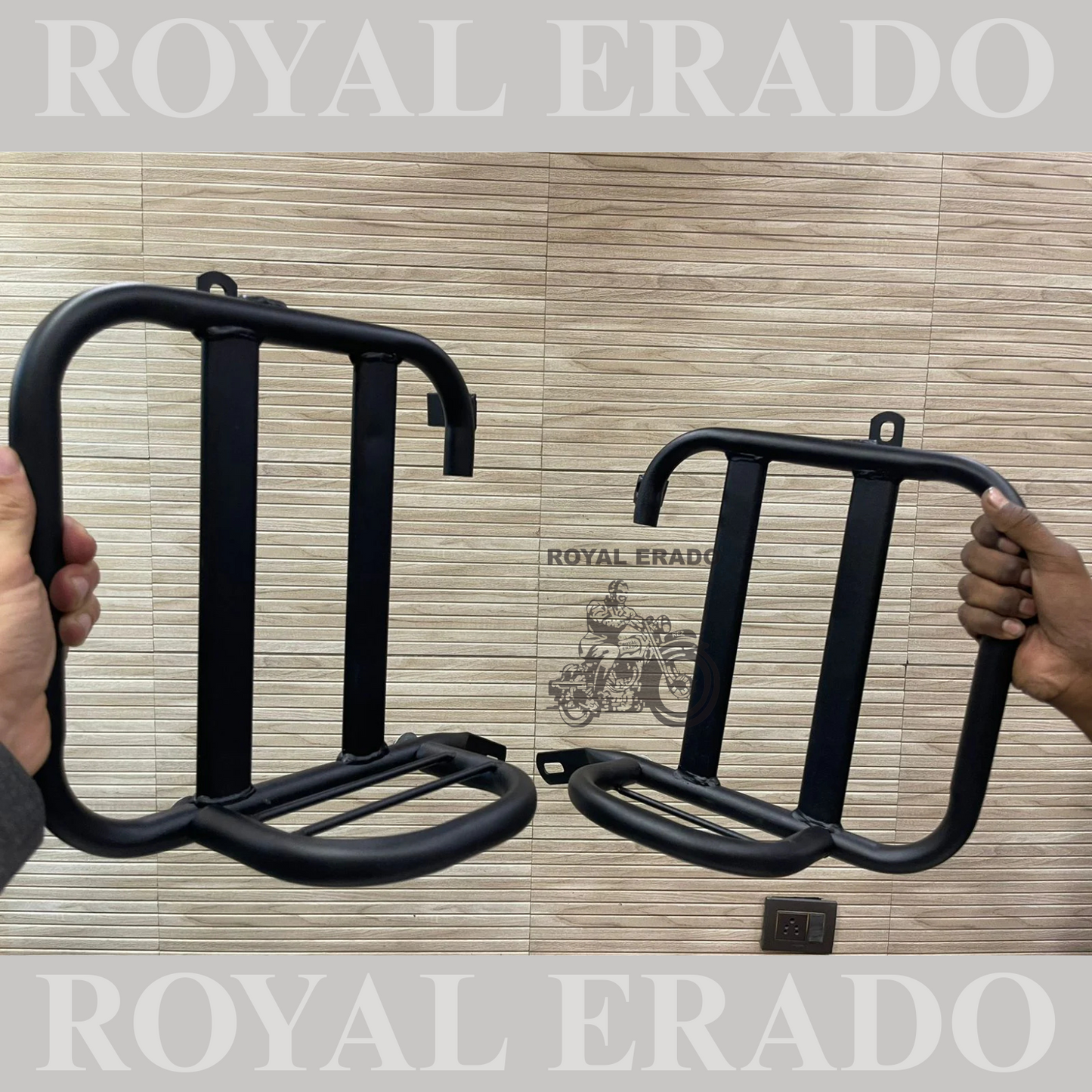 Royal enfield standard battalion saddle stay with bag set