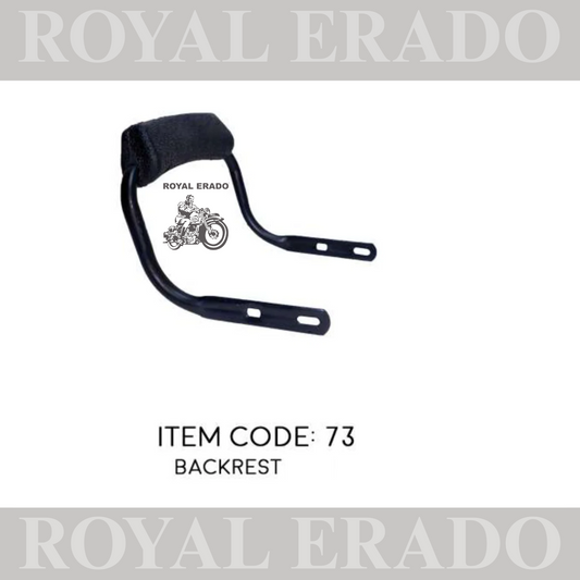 BACKREST STANDARD 350 DESIGN FOR ROYAL ENFIELD ELECTRA CLASSIC STANDARD BS4/ BS6