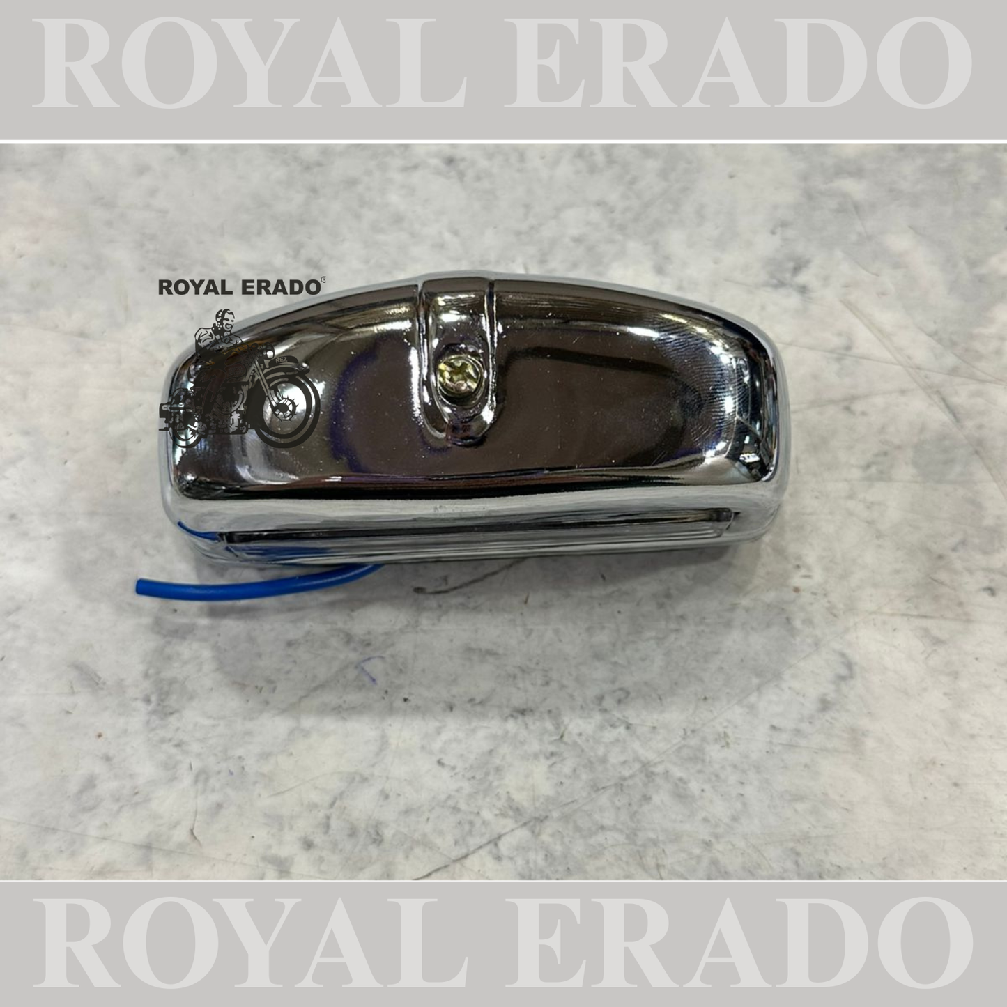 Royal Enfield bullet vintage old model 1962 g2 tail light in chrome
