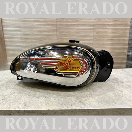 Royal Enfield old Vintage g2 1962 old model tank with side side chrome plate and and tank monogram