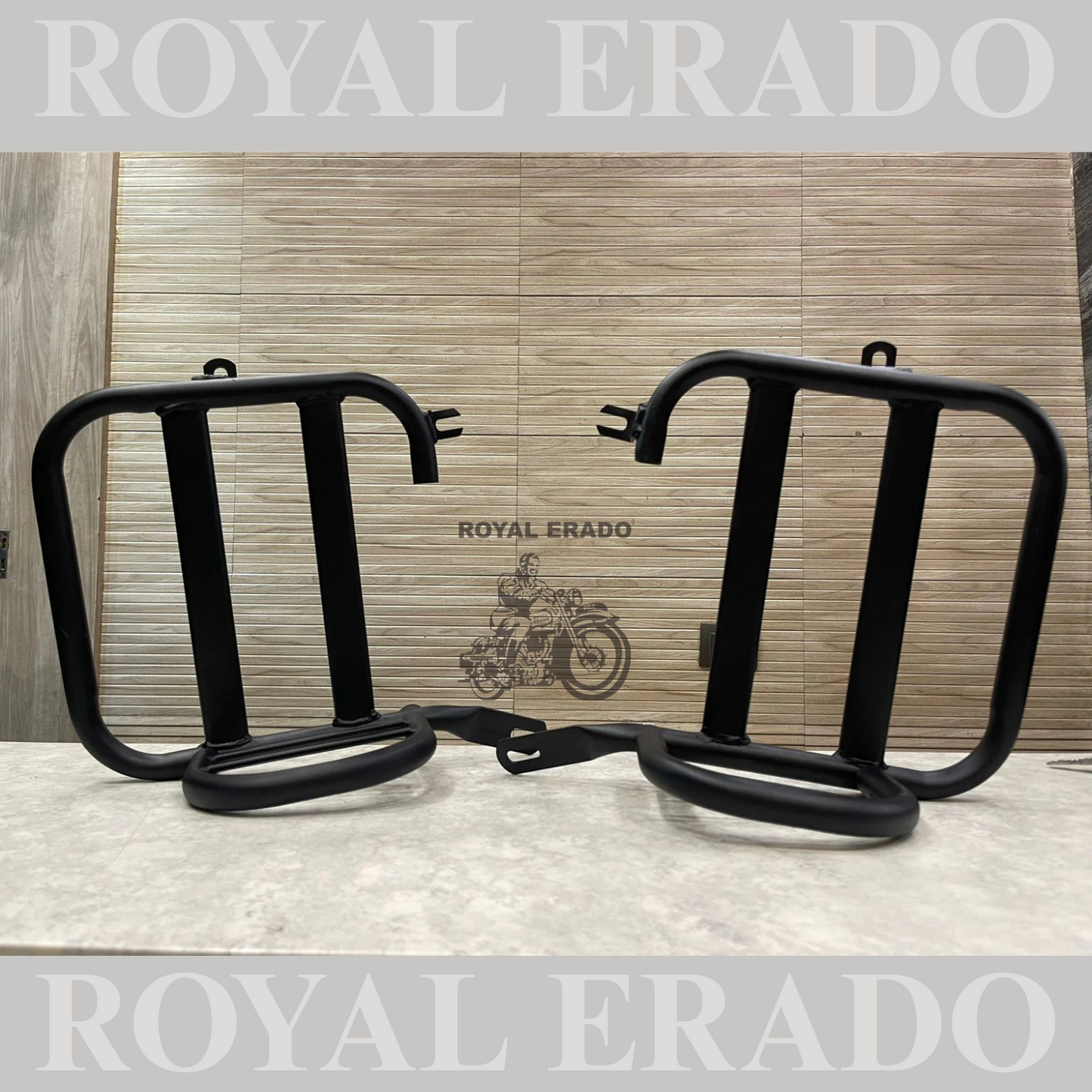 Royal enfield standard battalion saddle stay with bag set