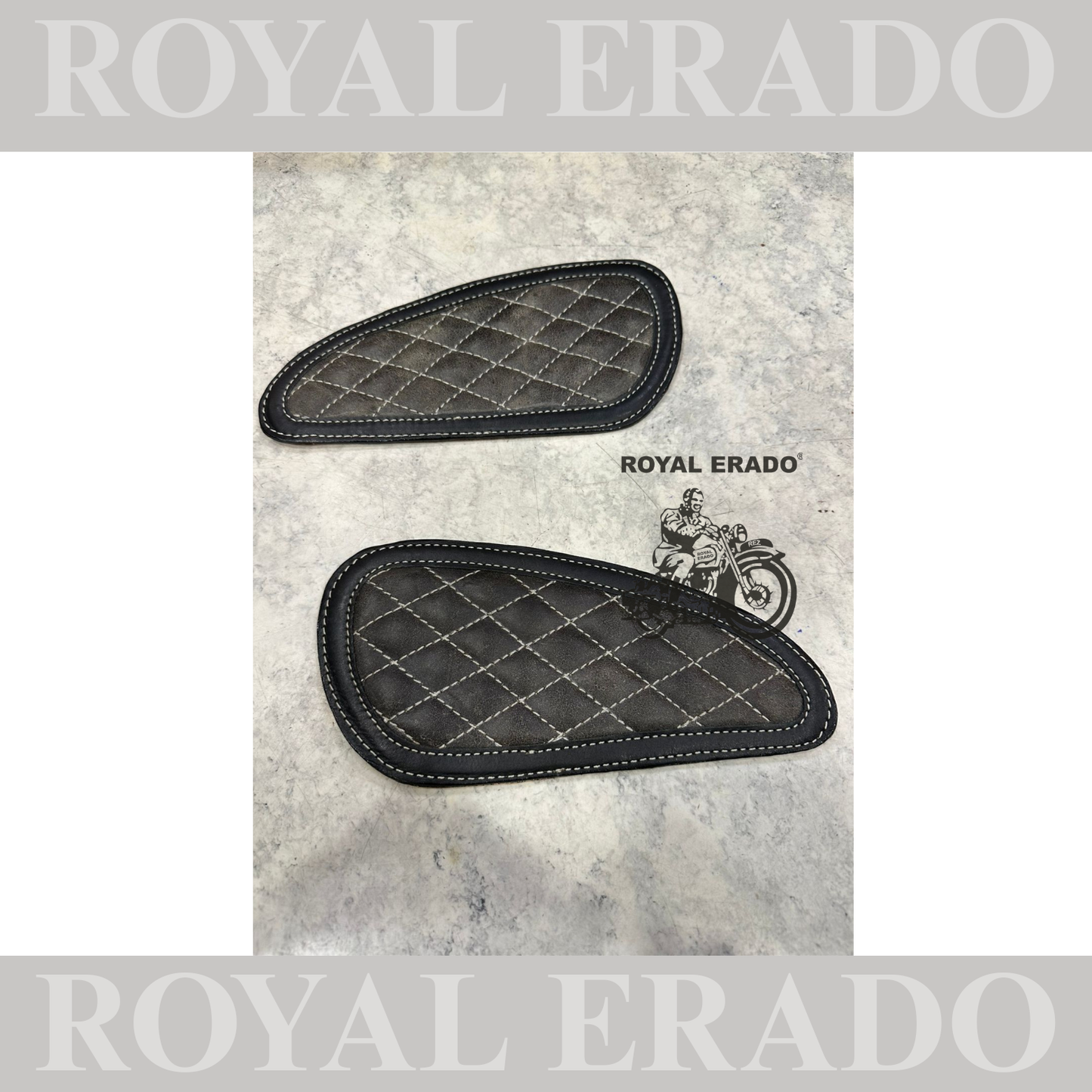 Royal Enfield gt continental 650 interceptor 650 knee pads in leather design