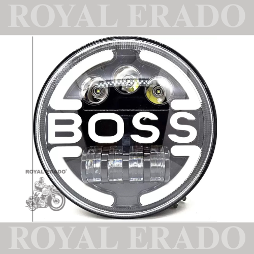 ROYAL ERADO 7" BOSS head light for royal enfield classic , electra , standard