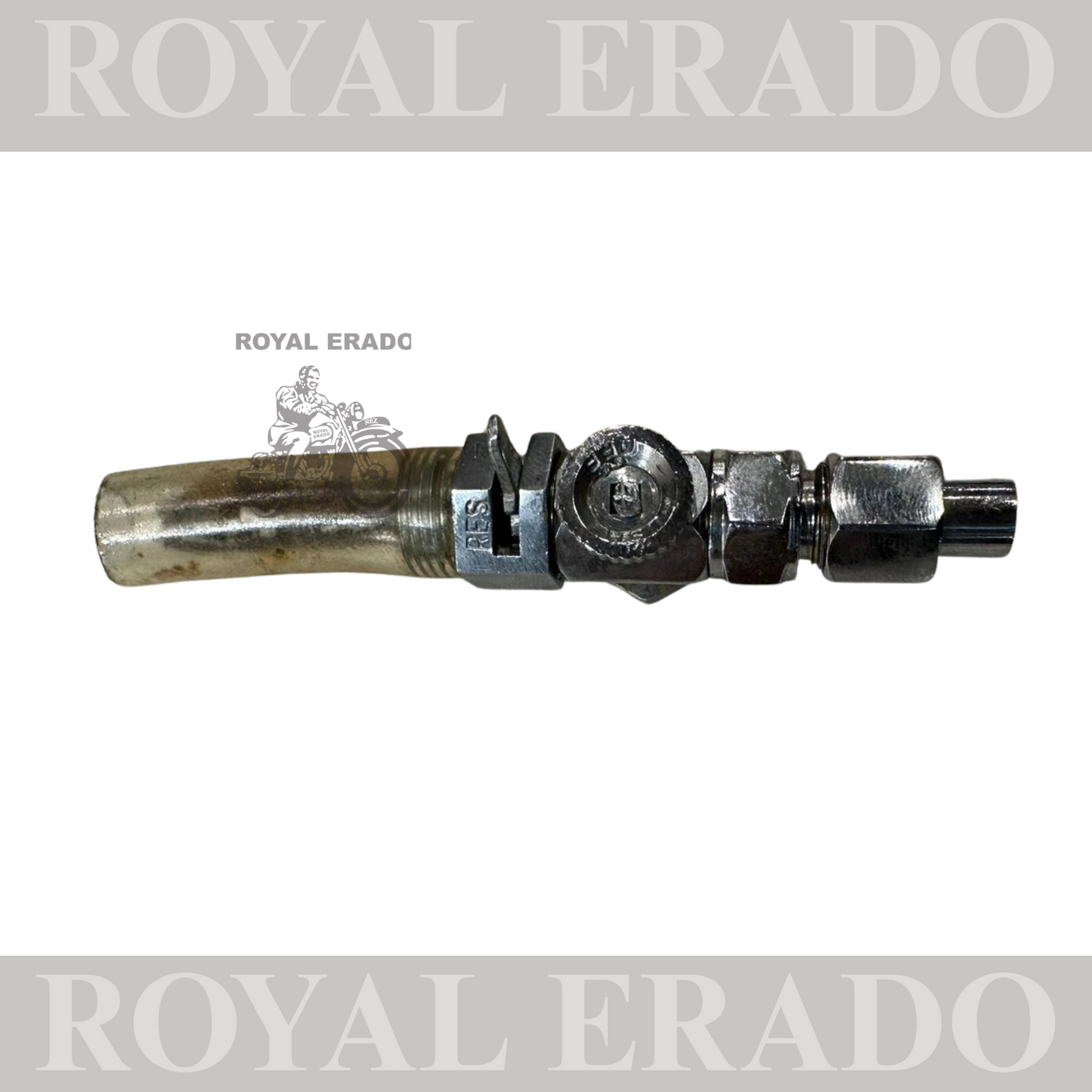 Royal enfield g2 62 old model vintage push pull type petrol tap brass crome with reserve option