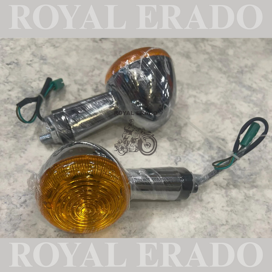 4 peaces indicators chrome for royal enfield reborn