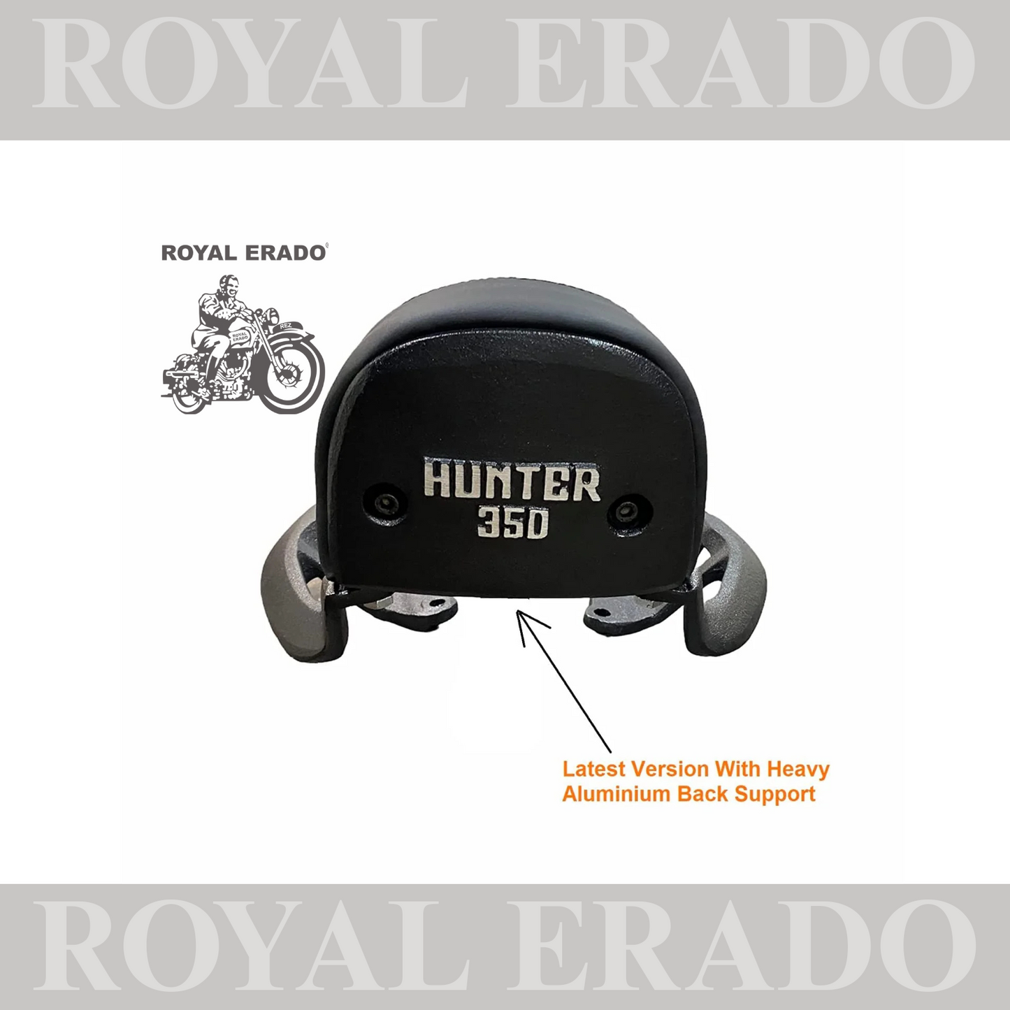Royal Enfield Hunter backrest with gaddi
