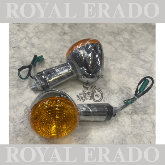 For Royal Enfield reborn / meteor replica indicators set of 2