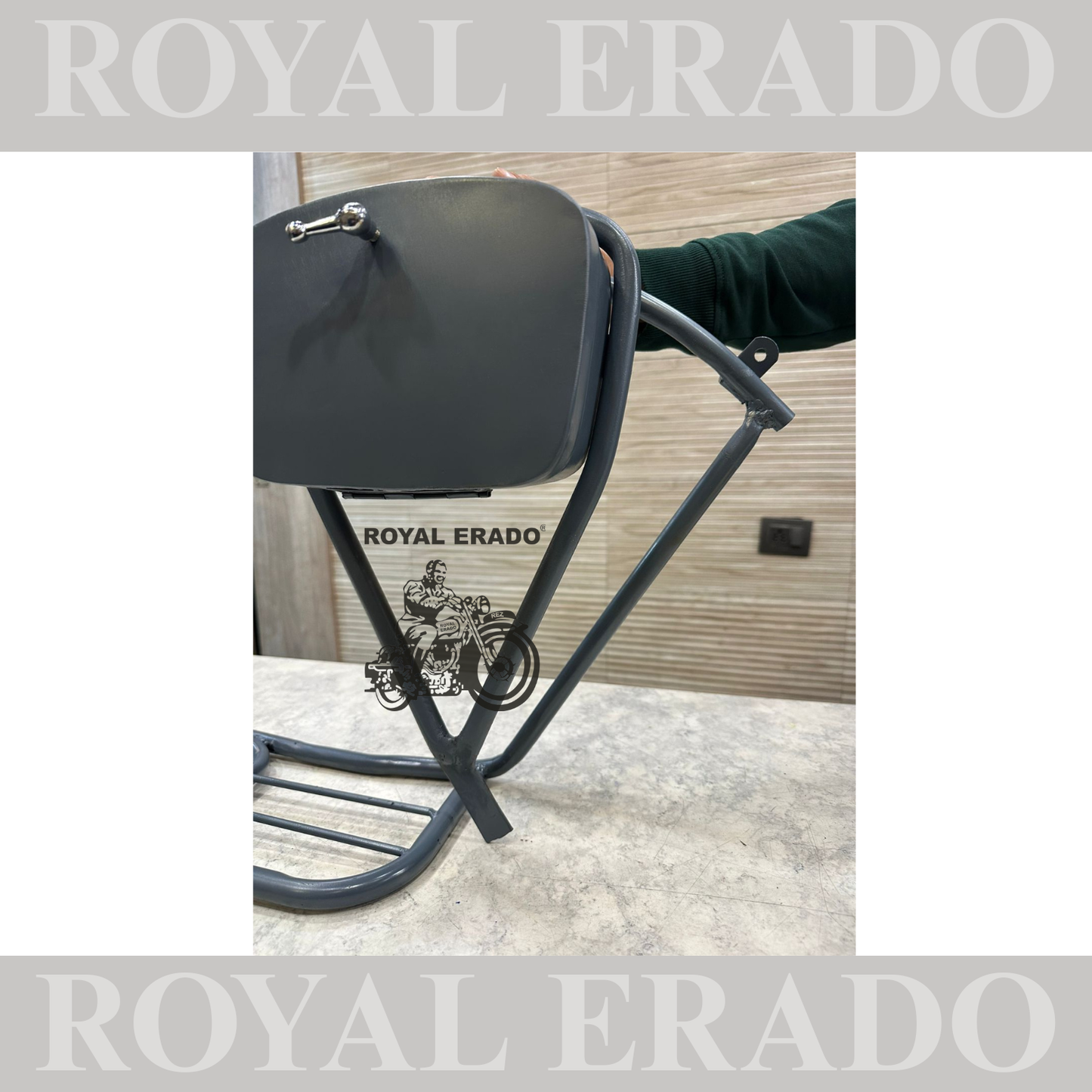 Royal Enfield Bullet Standard vintage old 1962 g2 model rear stays tool box