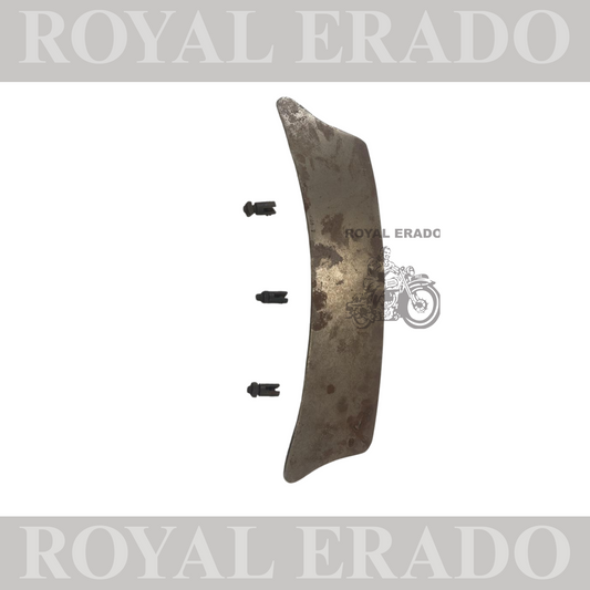 universal number plate vintage style with khutti for Front mudguard of royal enfield , bsa , jawa , etc