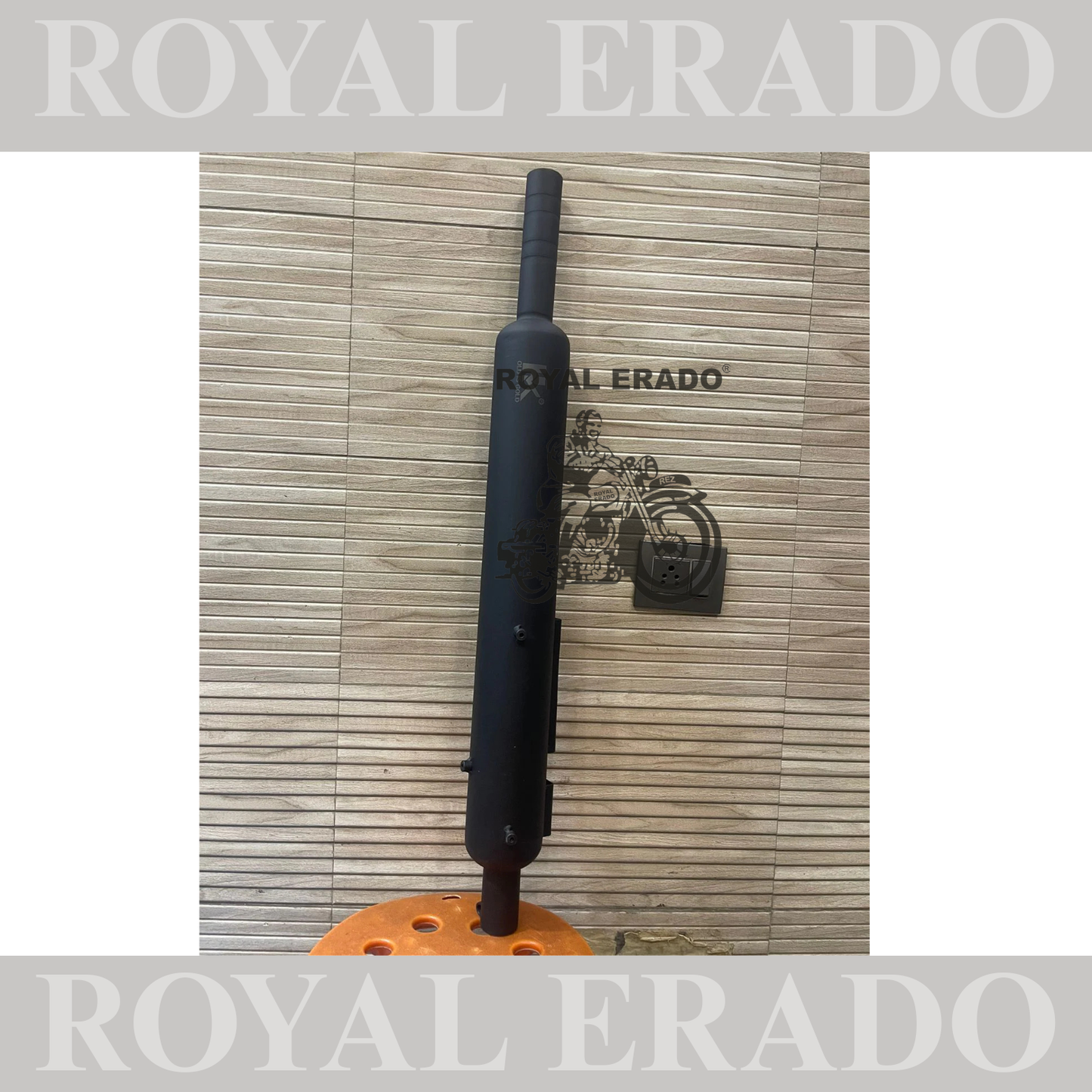 Heavy duty big punjab black with thin mouth for Royal Enfield 2010 to 2020 classic electra standard uce models