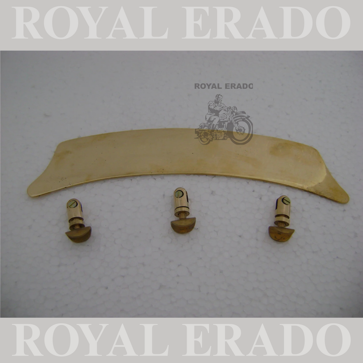 universal brass number plate vintage style with khutti for Front mudguard  of royal enfield , bsa , jawa , etc