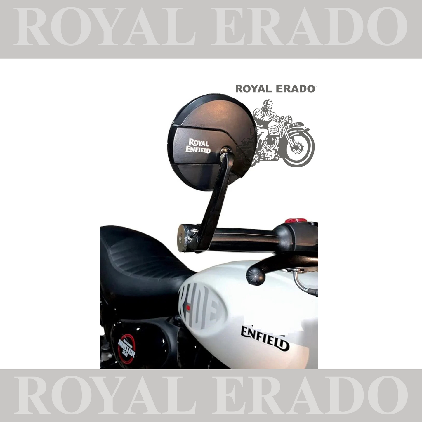 BAR END MIRROR FOR ROYAL ENFIELD HUNTER , REBORN CLASSIC & METEOR