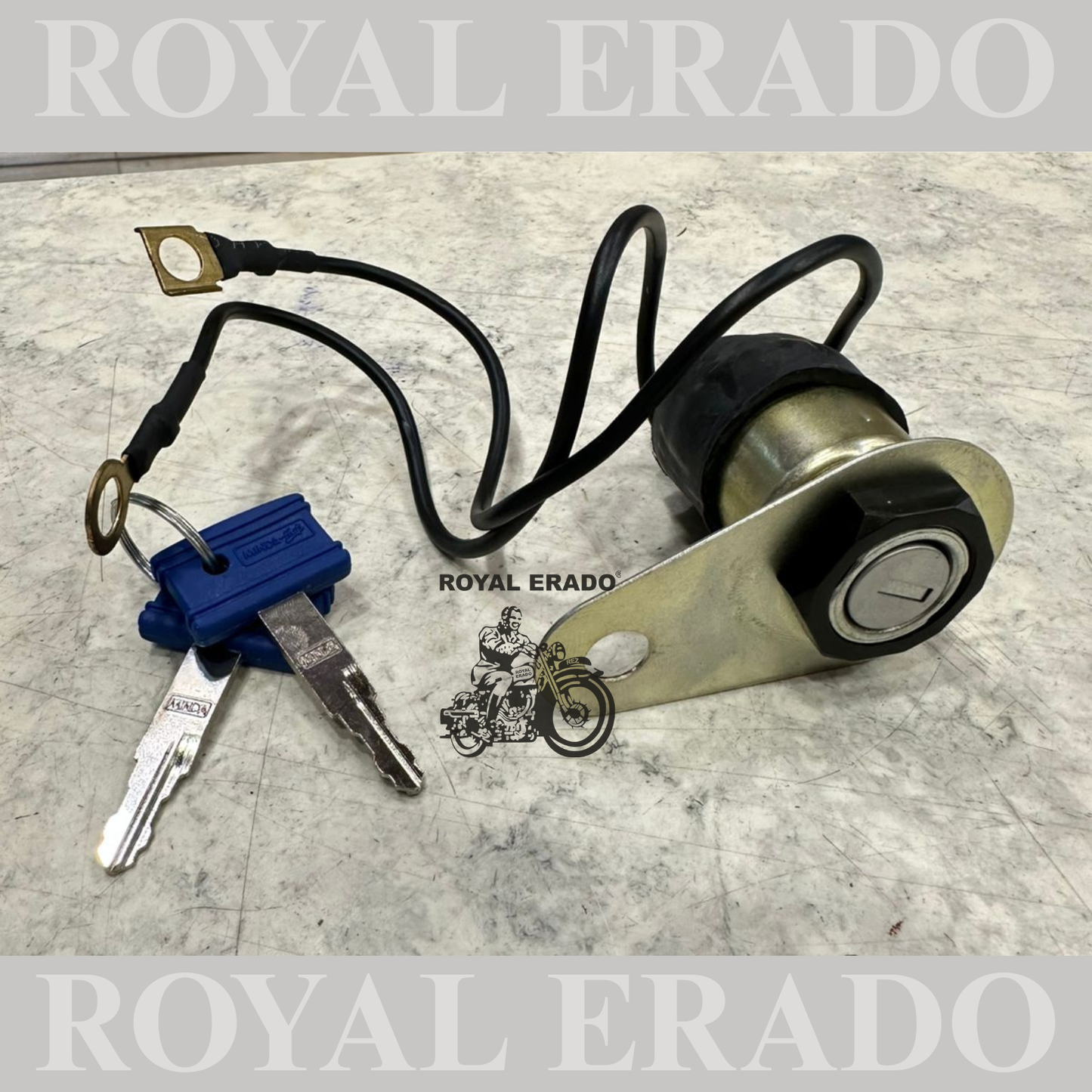 Royal Enfield Bullet Battery Cut Off Switch With Keys-vintage old 1962 model g2