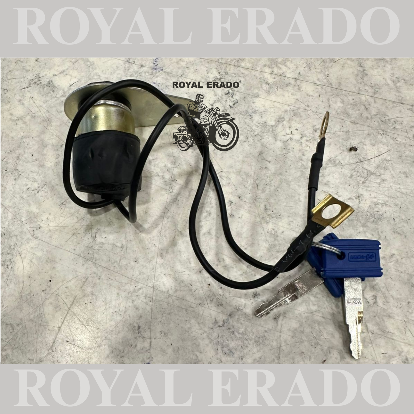 Royal Enfield Bullet Battery Cut Off Switch With Keys-vintage old 1962 model g2