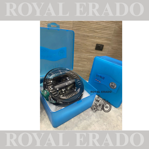hjg head light for Royal Enfield classic electra standard and reborn.