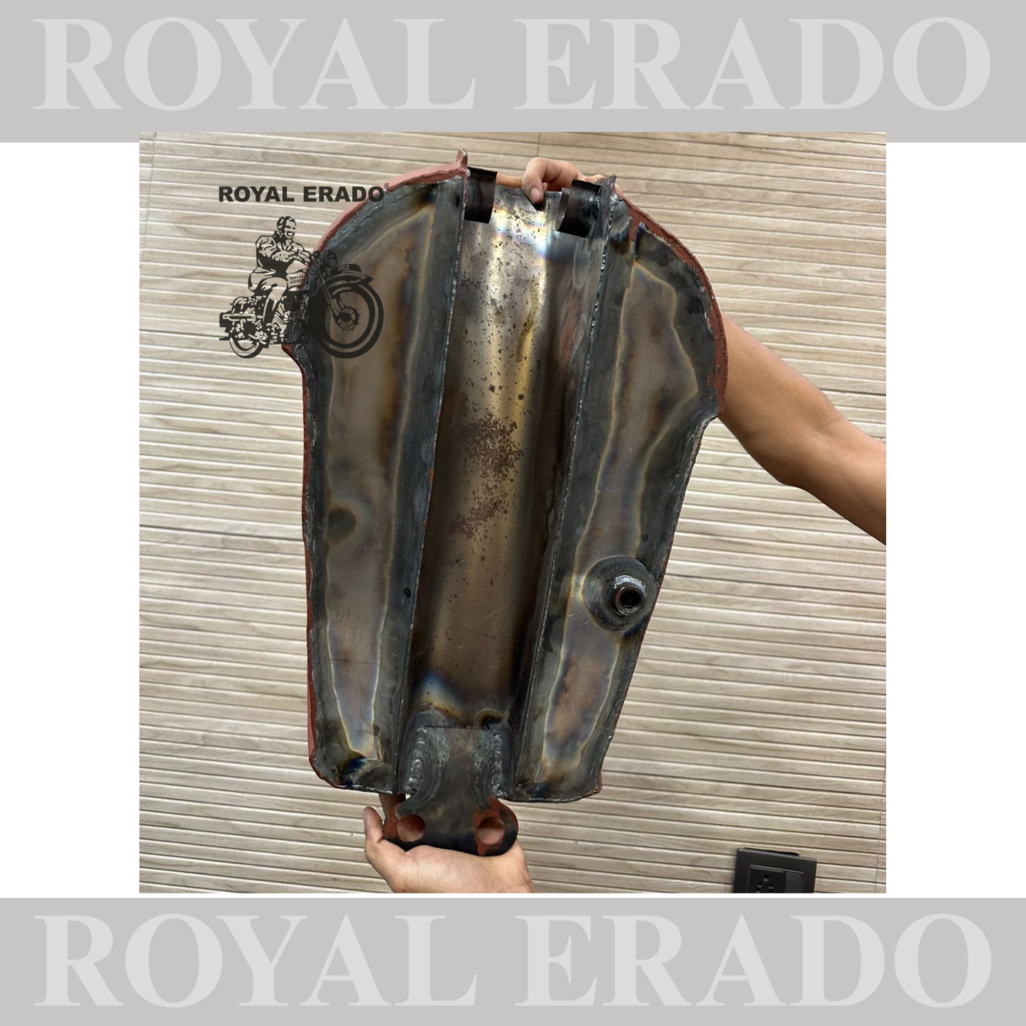 Royal Enfield Classic Electra Standard tank Harley 883 design bobber side cut tank