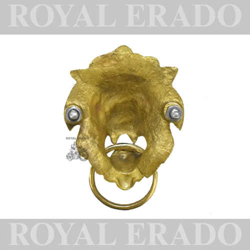 Brass lion xxl for rear number plate , front mudguard , and decorative in house