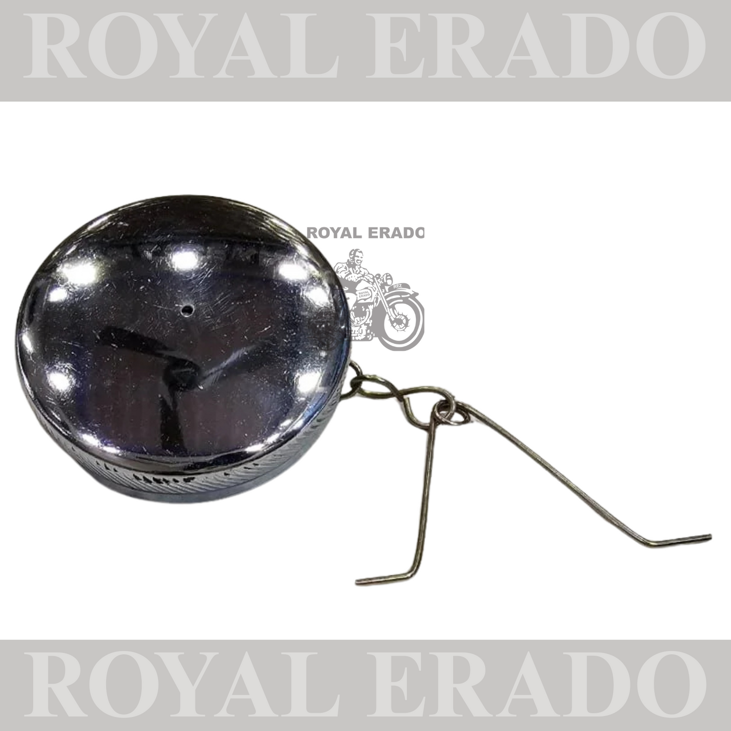 vintage style 1962 g2 model tank cap chrome with chain for royal enfield standard
