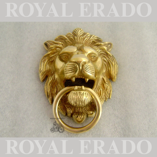 Brass lion xl for rear number plate , front mudguard , and decorative in house