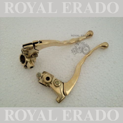 Brass universal clutch & break lever for royal enfield standard without disc model