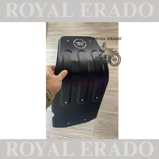 Sump guard black for royal enfield reborn classic 350 , meteor 350 and new standard after 2023 model.