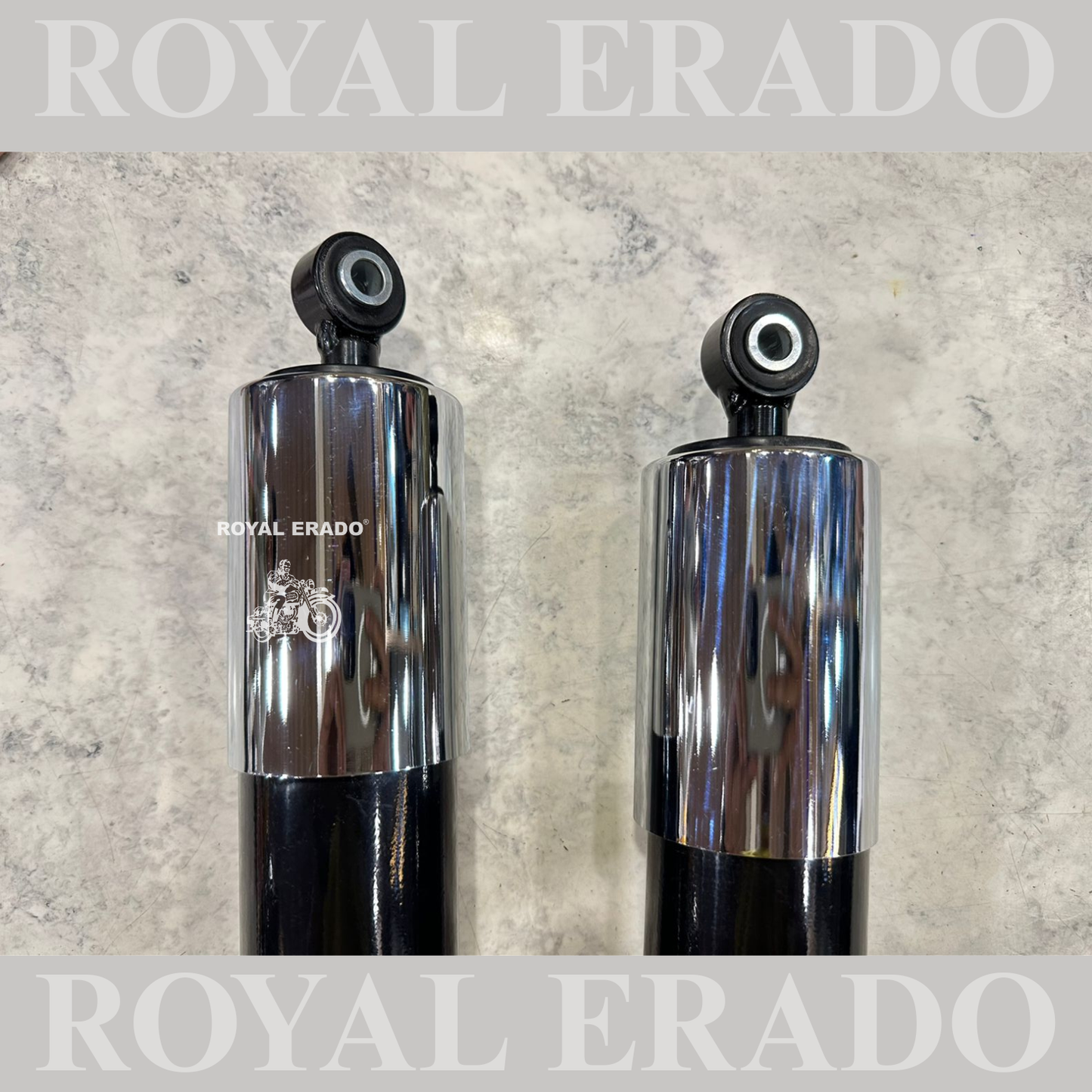 Royal Enfield vintage g2 1962 old model black chrome shocker for Standard bullet Electra.