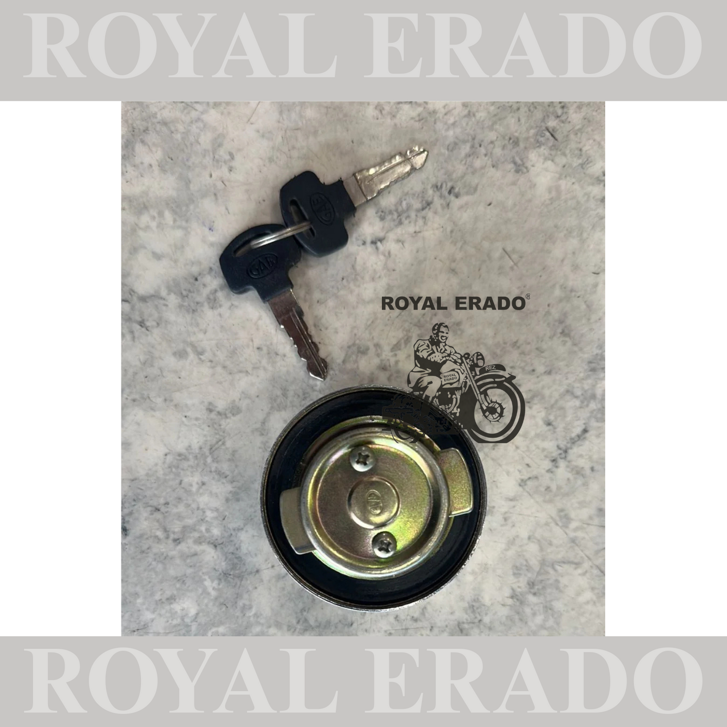 vintage style 1962 g2 model tank cap chrome with lock for royal enfield standard before 2000 model