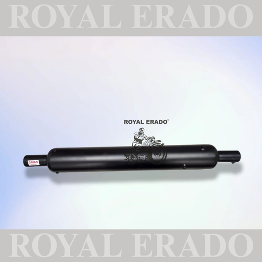 BIG PUNJAB SILENCER BLACK FOR ROYAL ENFIELD CLASSIC ELECTRA STANDARD