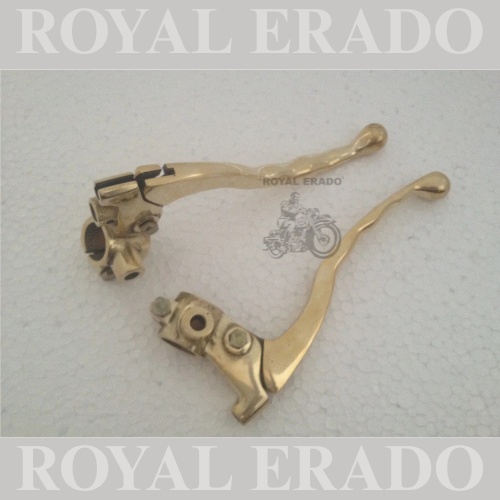 Brass universal clutch & break lever for royal enfield standard without disc model
