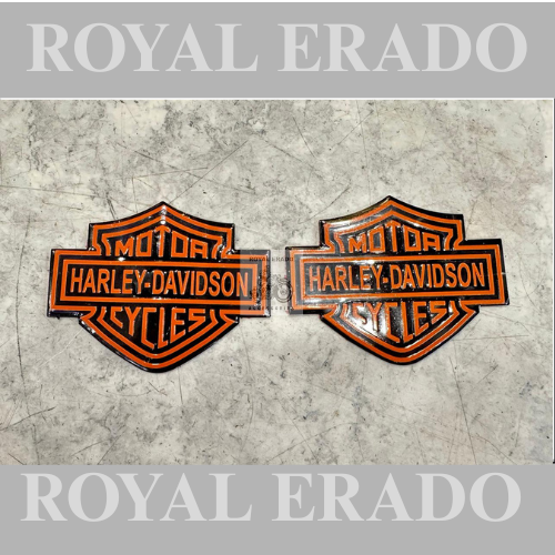 Harley Davidson 883 Street 750 Royal Enfield Classic Electra Standard Battalion Reborn Hunter 350 Meteor 350 Super Meteor 650 Tank Monogram Sticker with 3M Tape