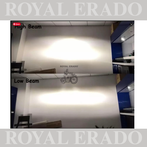 ROYAL ERADO 7" MINIUS WITH RING head light for royal enfield classic , electra , standard