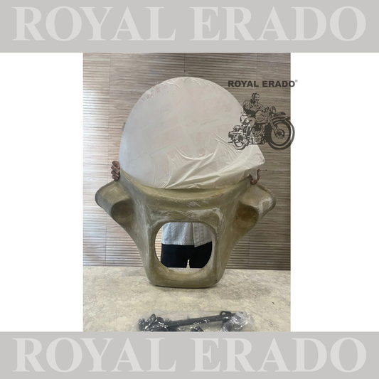 POLICE STYLE HARLEY STYLE WINDSHIELD FOR ROYAL ENFIELD CLASSIC , ELECTRA , STANDARD