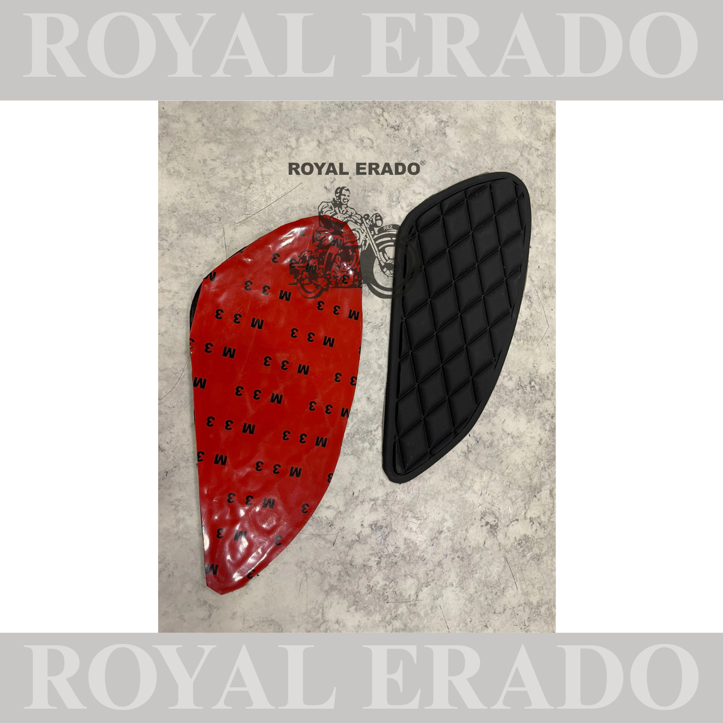 Knee pad rubber for Royal Enfield classic Electra standard interceptor 650 continental gt.