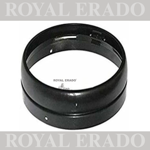 HEAD LIGHT RIM RING IN BLACK FOR BS4 / BS6 ROYAK ENFIELD CLASSIC ELECT ...