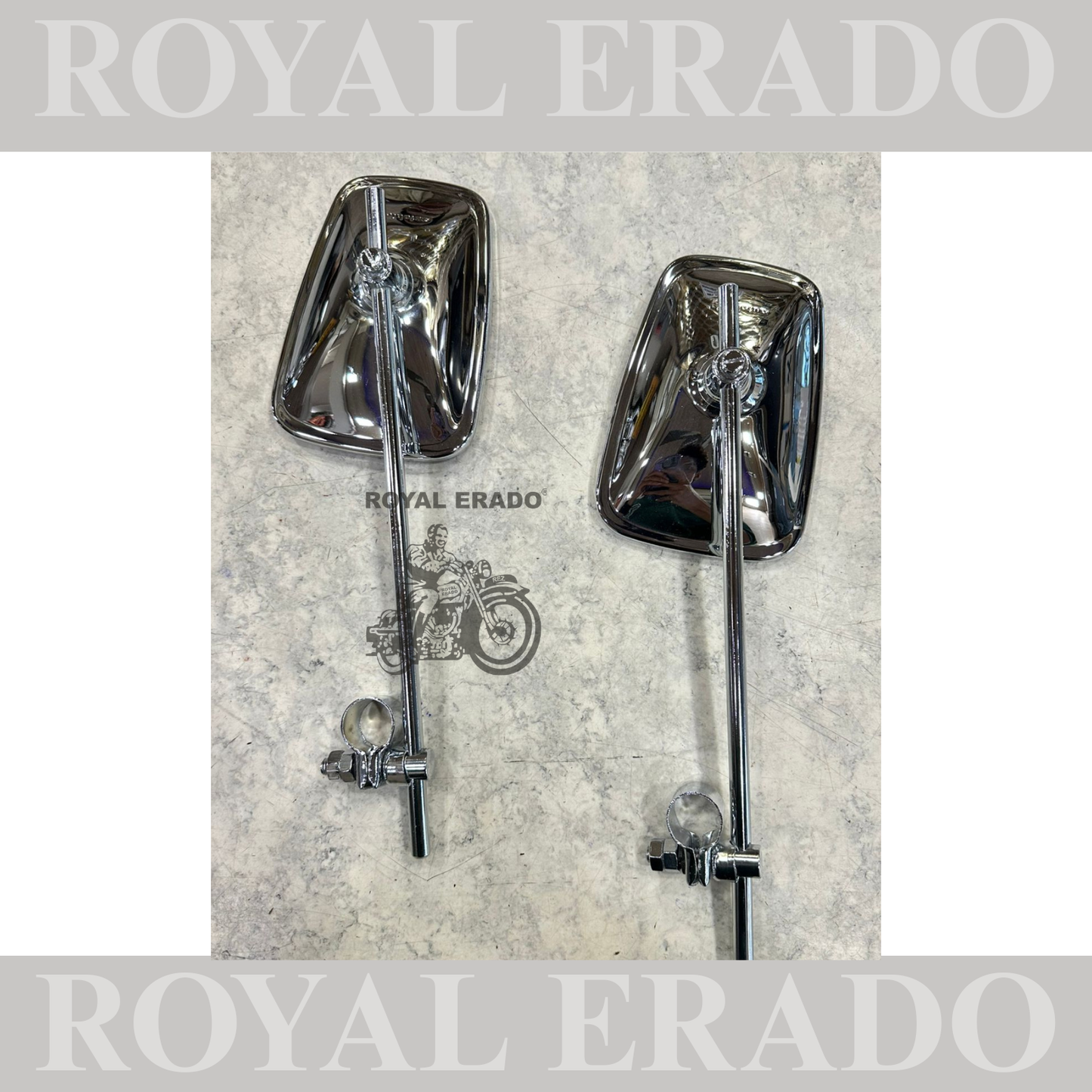 Royal Enfield Bullet Classic Electra Standard Vintage g2 old 1962 model handle bar mirror