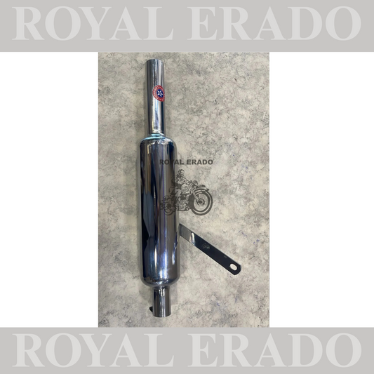Royal enfield old model vintage standard 350 before 2000 model silencer exhaust.